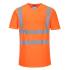 T-SHIRT W SEREK ZE WSTAWKAMI Z SIATKI